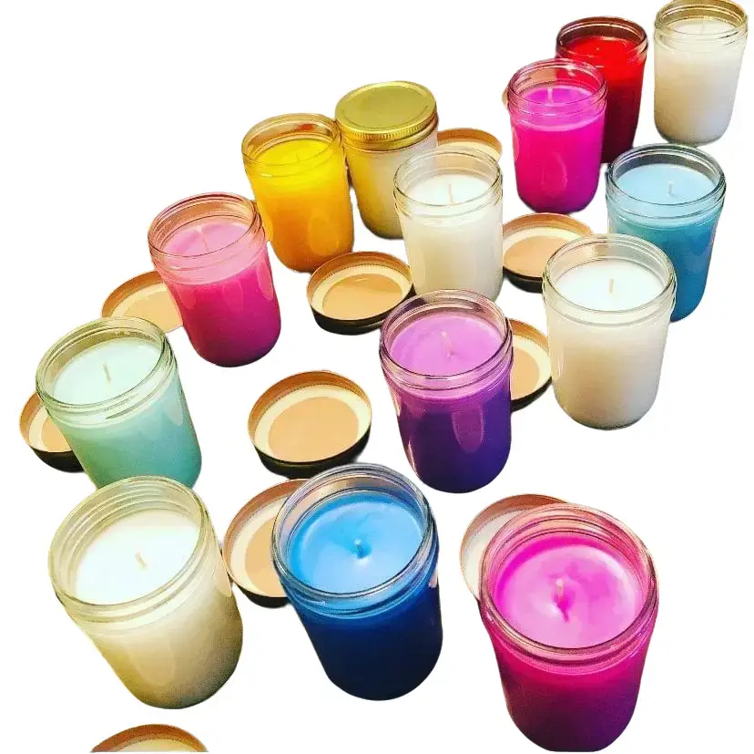 Scented Candles Set | Men Candles Set, Candles for Him, Men Scented Candles for Home - 4 Pack Men Candle Gifts Scents of Mahogany Teakwood/Bae/Tonka and Oud/ Cozy Flannel Aroma Decor