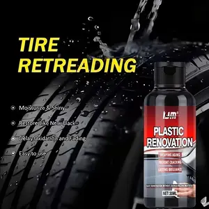 Vehicle Durable Liquid Tire Repair Kit, Enhances Tire Gloss, Deepens, Protection, Kjm Brand, Car Repair Expert