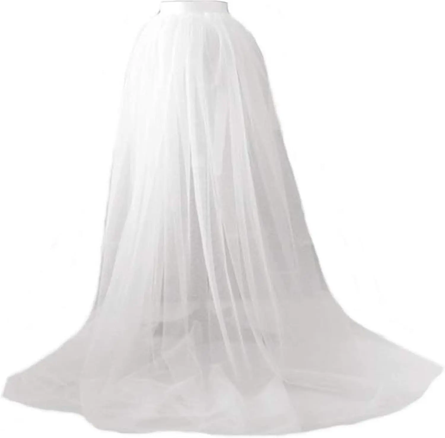 Women's Tulle Tutu Mesh Bandage Maxi Overskirt Overlay - Bridal Wedding Party Cocktail Prom Dress
