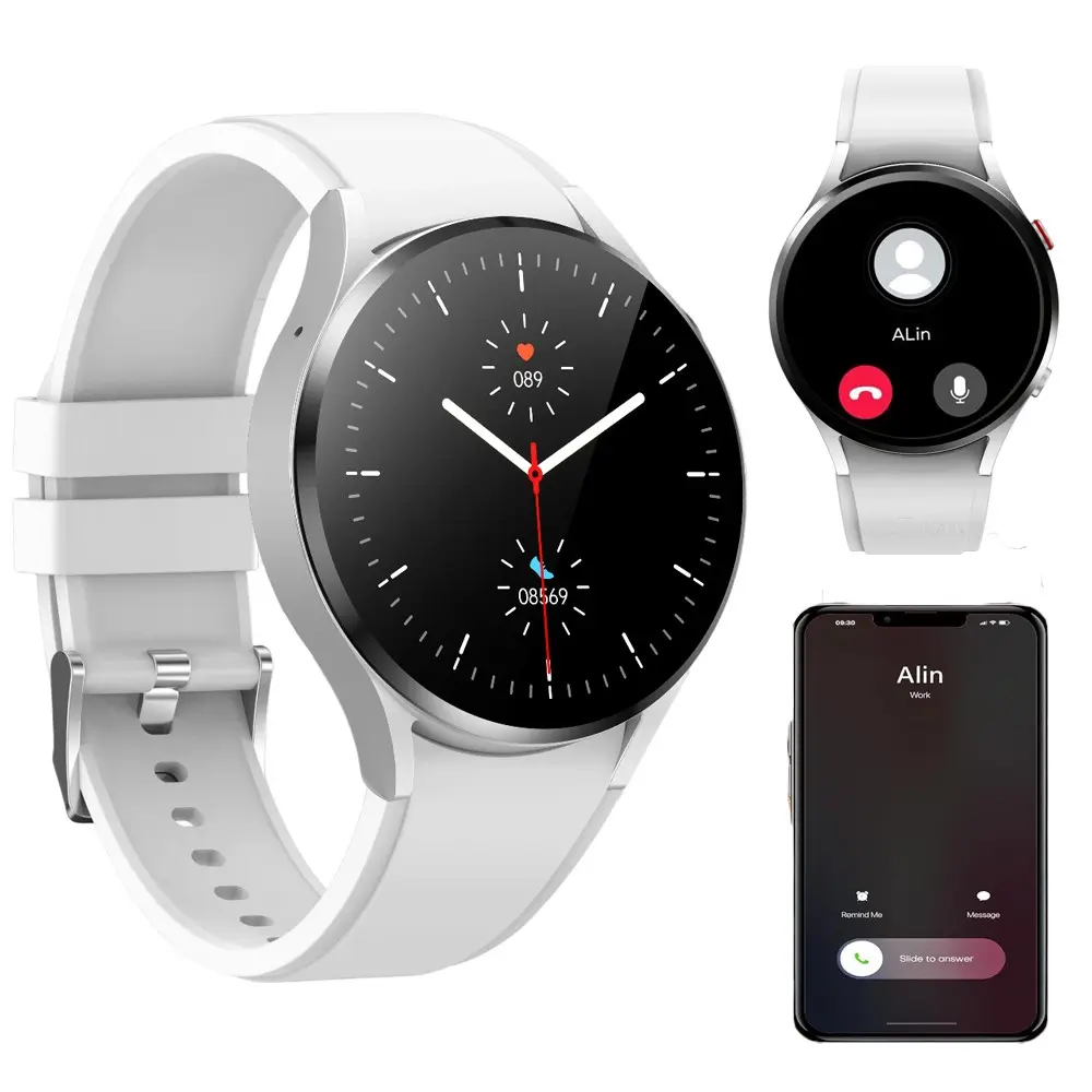 Smart Watch for Women & Men , AI Voice Assistant ,Bluetooth Call , Fitness Tracker ,100+ Sports Modes Watches , Pedometer Smartwatch ,Compatible IOS Android Phones