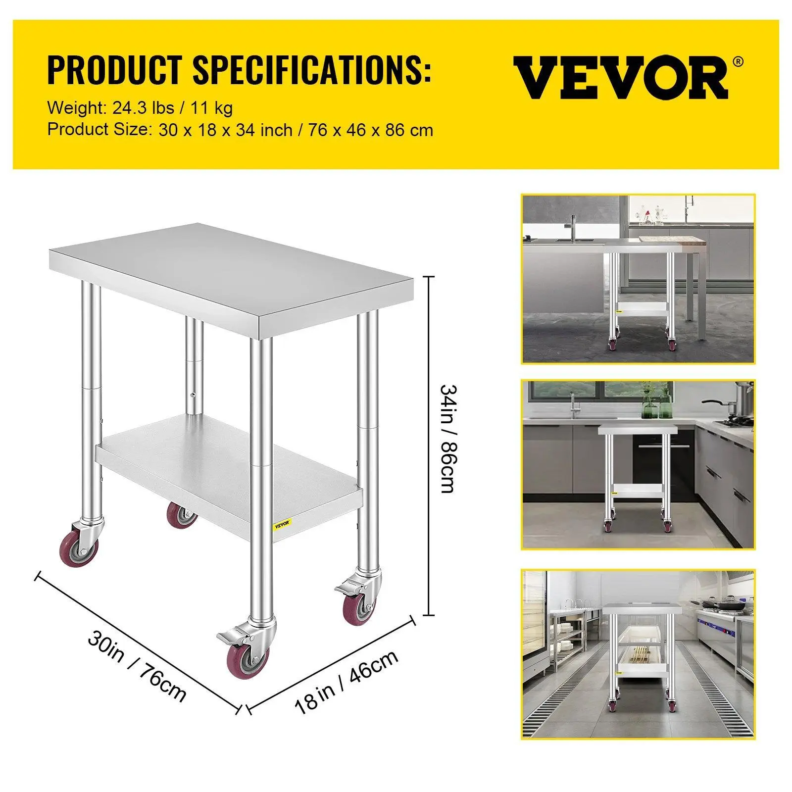 30 x 18 x 34 inch