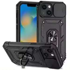 iPhone 15 Heavy Duty Armor Case w/ Kickstand