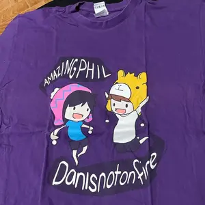 NEW Collection Dan and Phil Gift For Fan Purple T-Shirt Size S-6XL, All Colors, Gift for Women Men, Made In USA, US Size S-6XL, 100% cotton, Classic Fit, Unisex T-Shirt