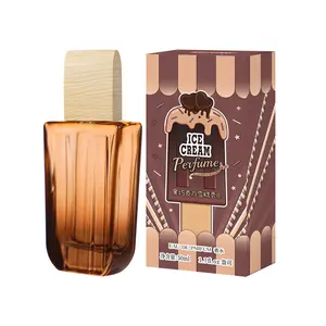 EBYVEN Gourmand Fragrance Women's Perfume 50ml/1.7Fl.oz. Chocolate Musk Perfume Spray, Cute Ice Cream Shape Eau De Toilette Vaporisateur Fragrance Spray For Women