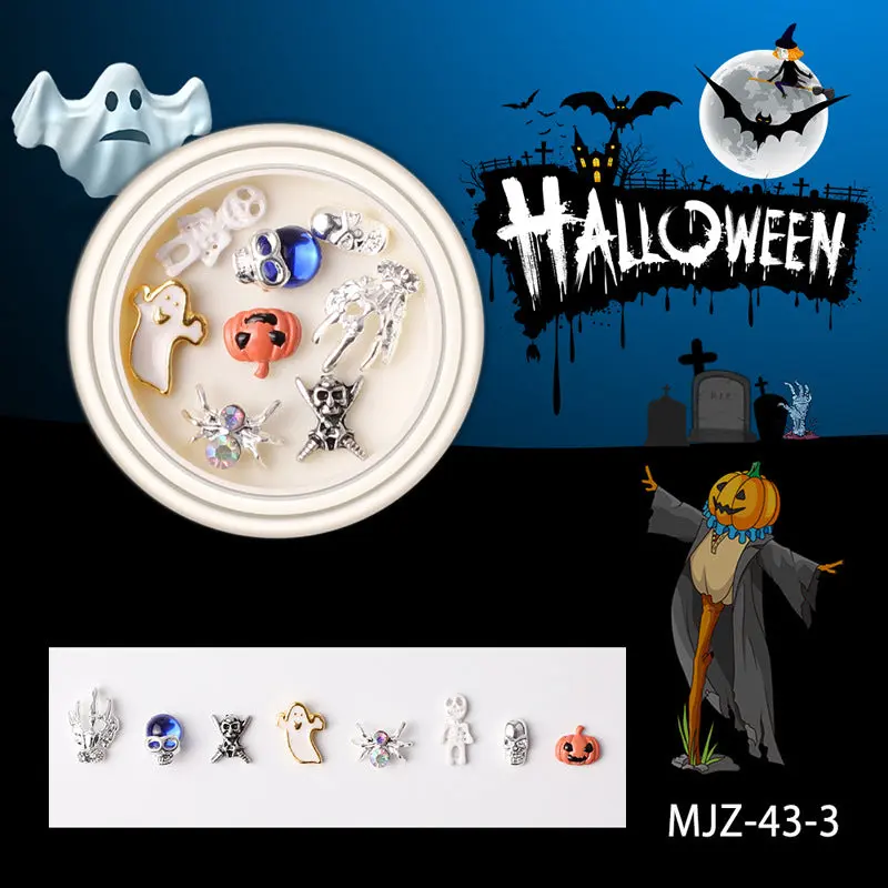 Halloween Nail Charms - Metal Nail Charms