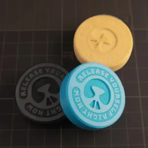 HAOTZ EDC Fidget Coin Creative Plastic Fidget Toys Fun Stress Relief Haptic Coin ADHD Tools Office Relaxation Toys for Adults