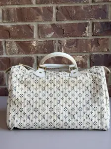 Pre-owned Louis Vuitton Cloth Tote Bags WORN Speedy Handbag Mini Lin Croisette 30 39271