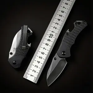 8337 Compact Folding Knife, Secure Grip Handle, Outdoor EDC Tool for Daily Carry