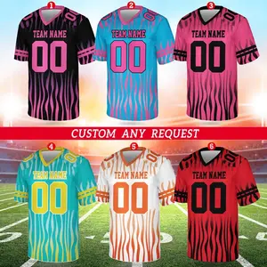Custom Team Name & Number Football Jersey, Personalized Football Team, V-neck Short Sleeve Jersey, Custom Football Shirt, Soccer Jersey