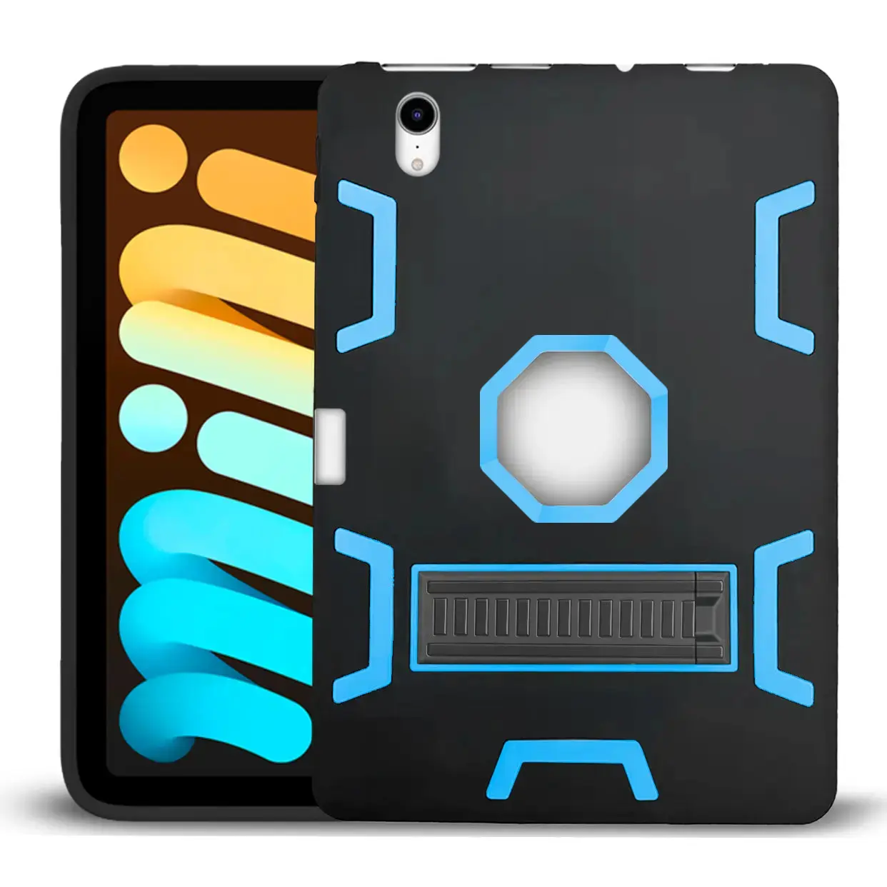 Entronix Case Compatible with iPad Mini 7 (A17 Pro) 8.3" (7th Gen, 2024) - Triple-Layer Heavy Duty Protection