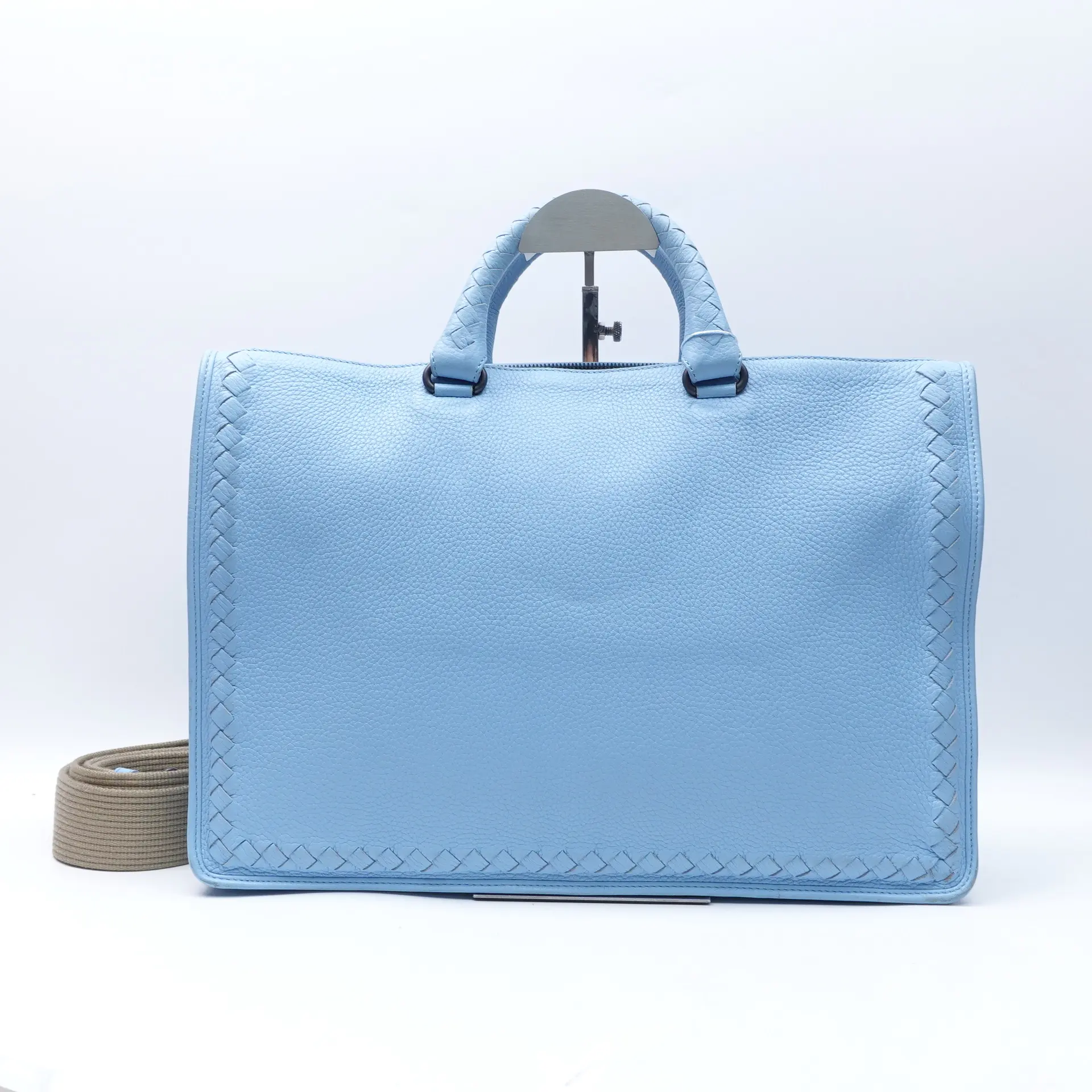 Pre-owned BOTTEGA VENETA Leather Shoulder Bags Blue Shoulder Bag T10400428