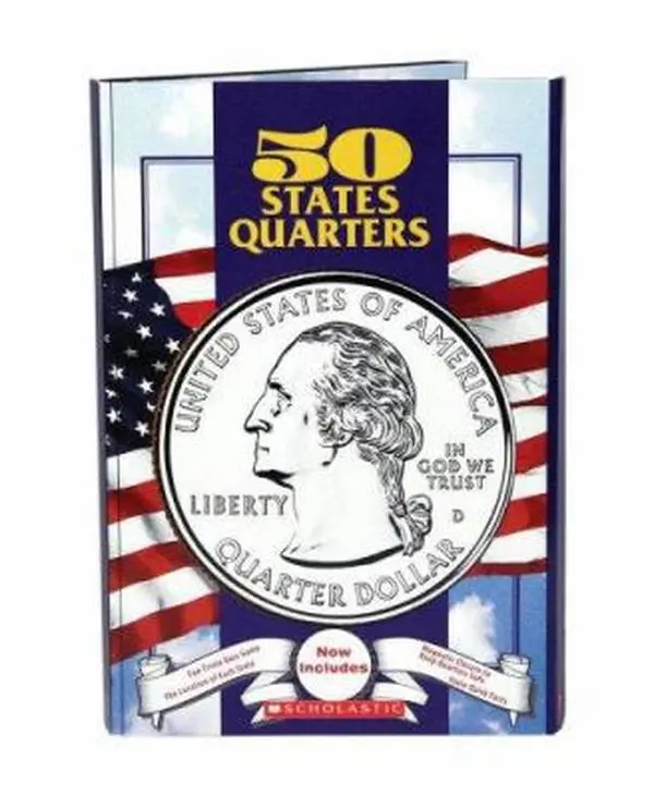 USED Book - 50 States Quarters by Scholastic (Paperback) - english