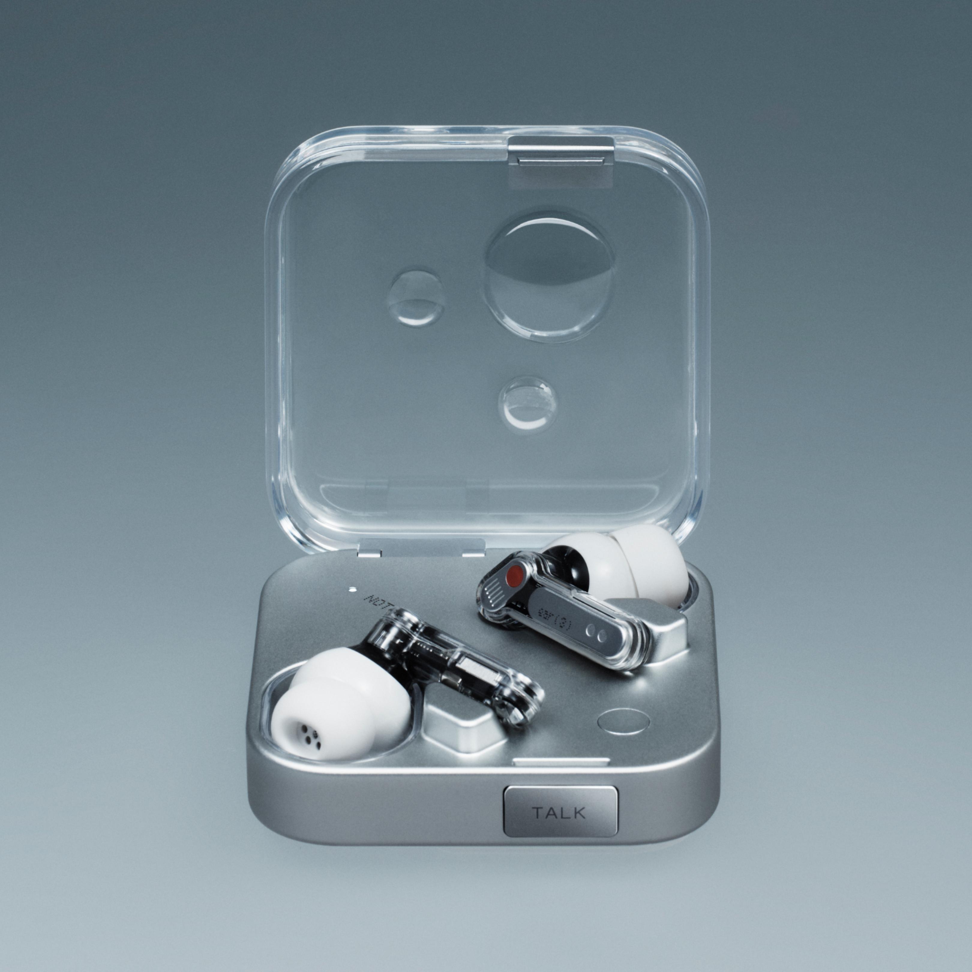 Nothing Ear (3) Wireless Earbuds with 95dB Super Mic Dual MEMS Beamforming Mics Adaptive Noise Cancellation & Hi-Res LDAC Audio 12mm Driver IP54 Splash Resistant Voice Control