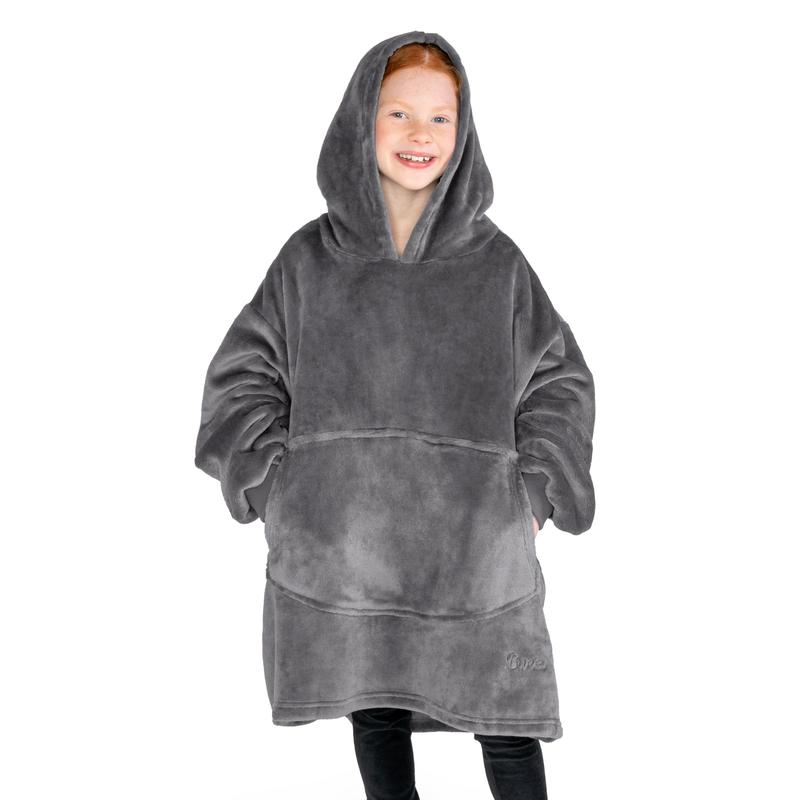 The Bare Homey - Youth Wearable Blanket - Microplush Front Pocket The Bare Homey - Youth Wearable Blanket - Microplush Front Pocket