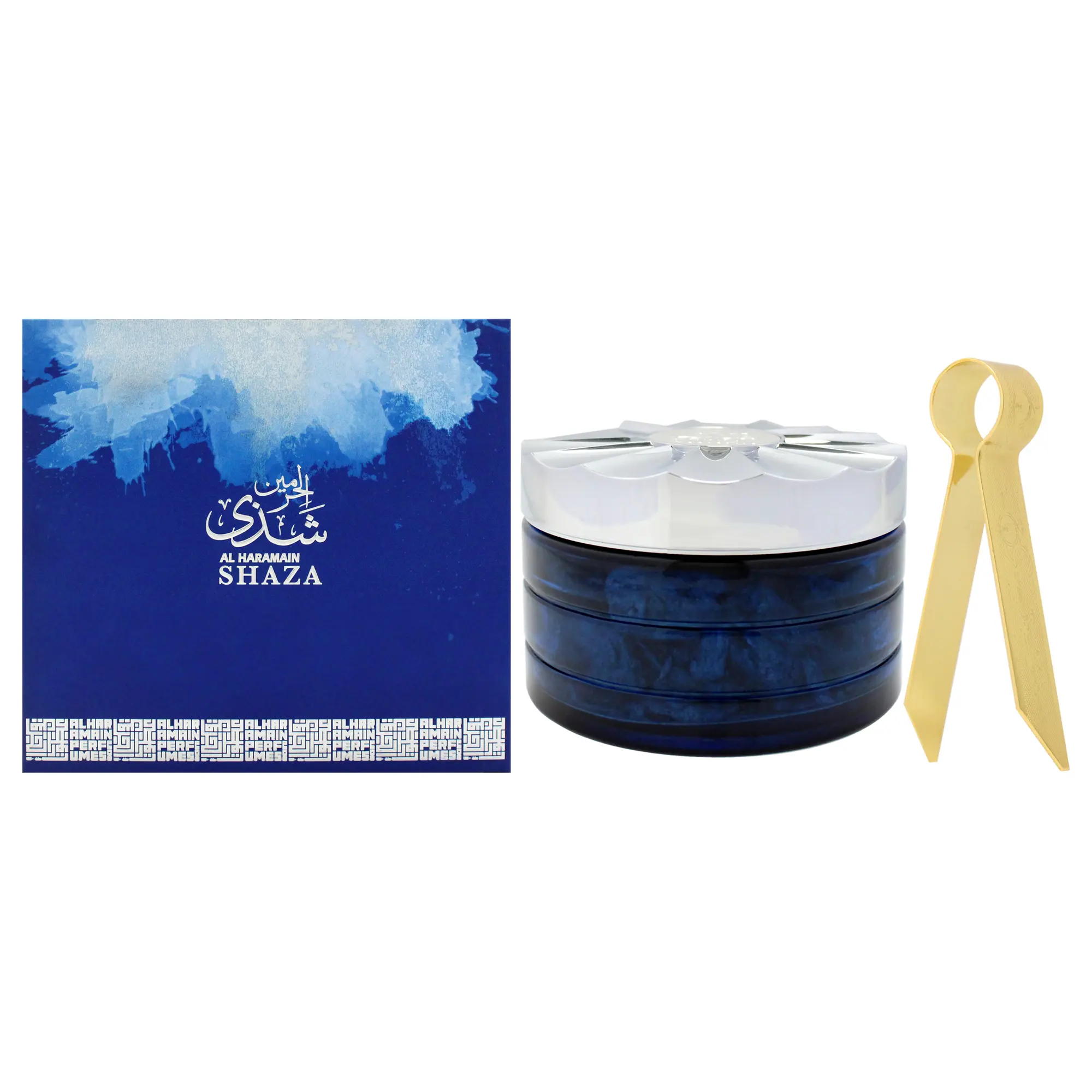 Shaza Oudh Maal Attar - Silver by Al Haramain for Unisex 2.5 oz Bukhoor