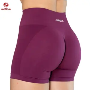 AUROLA Intensify V2.0 Shorts for Women Athletic Seamless High Waisted Running Gym Fitness Yoga Workout Short 4‘’