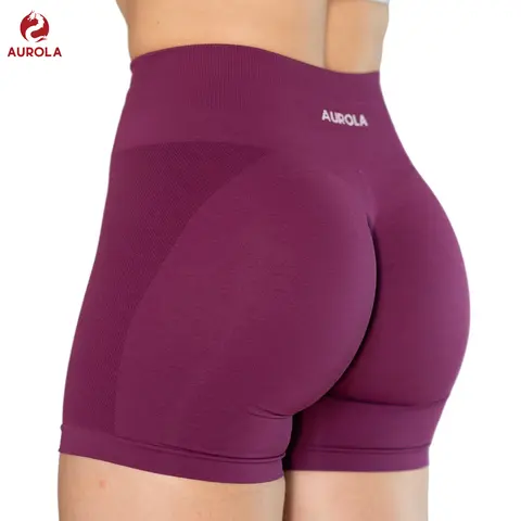 AUROLA Intensify V2.0 Shorts for Women Athletic Seamless High Waisted Running Gym Fitness Yoga Workout Short 4‘’ tiktokshopbacktoschool