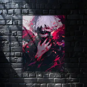 Ken Kaneki Tokyo Ghoul Anime Wall Art Poster, Modern Wall Art, Anime Gifts, Wall Decor