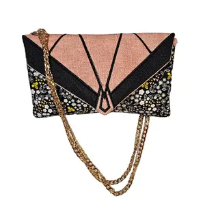 Velda’s Vintage Blush Pink Quilted Clutch