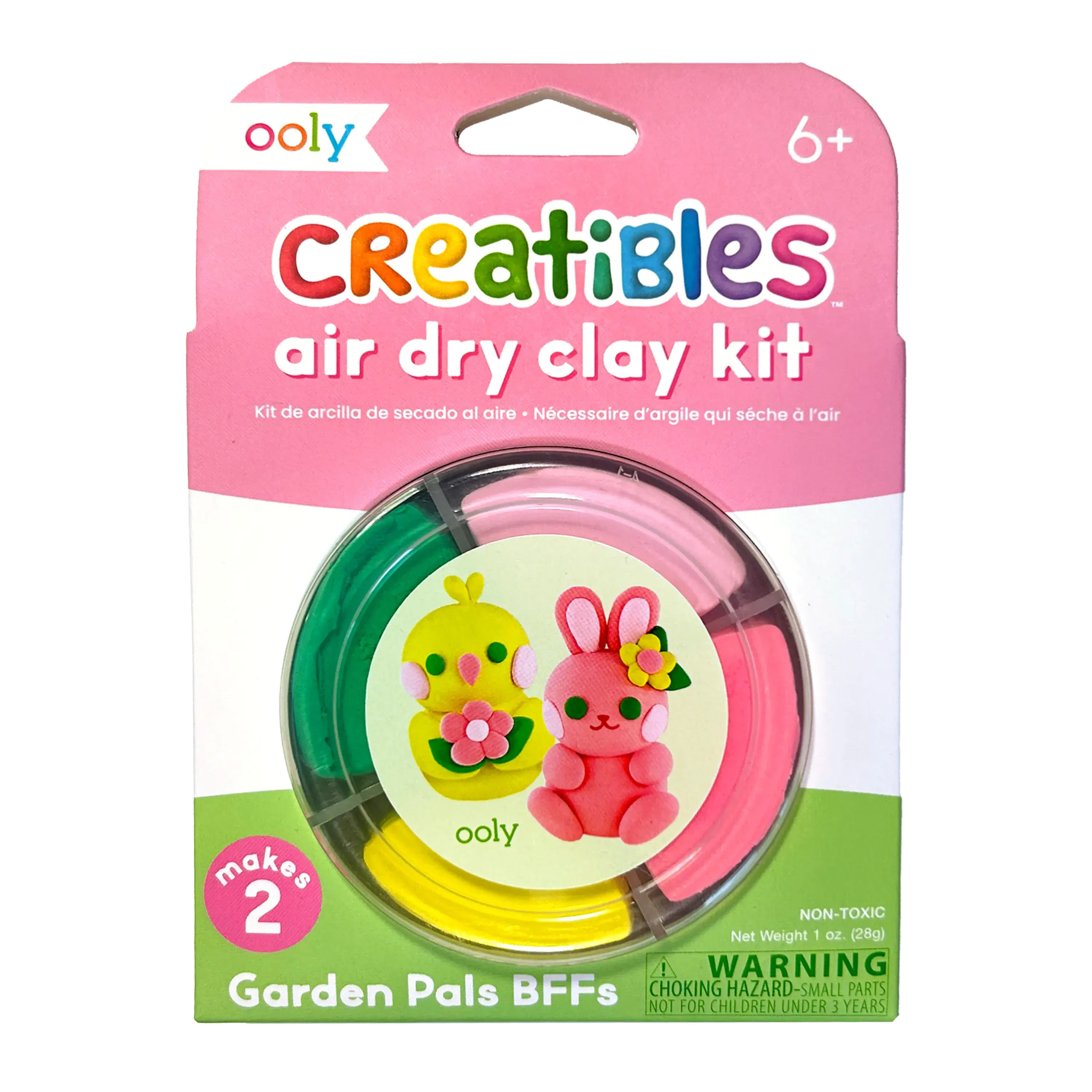 Creatibles Mini Air Dry Clay Kit - Garden Pals BFFs - 2 Designs