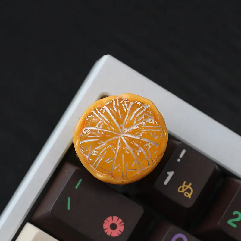 Resin Keycap Featuring a Fruit Design Inspired by Durian, Perfect for Mechanical Keyboards. Ideal for Gamers And Typists, This Cute Accessory Serves As a Stress Reliever And a Unique Gift, Enhancing Your Keyboard'S Look
