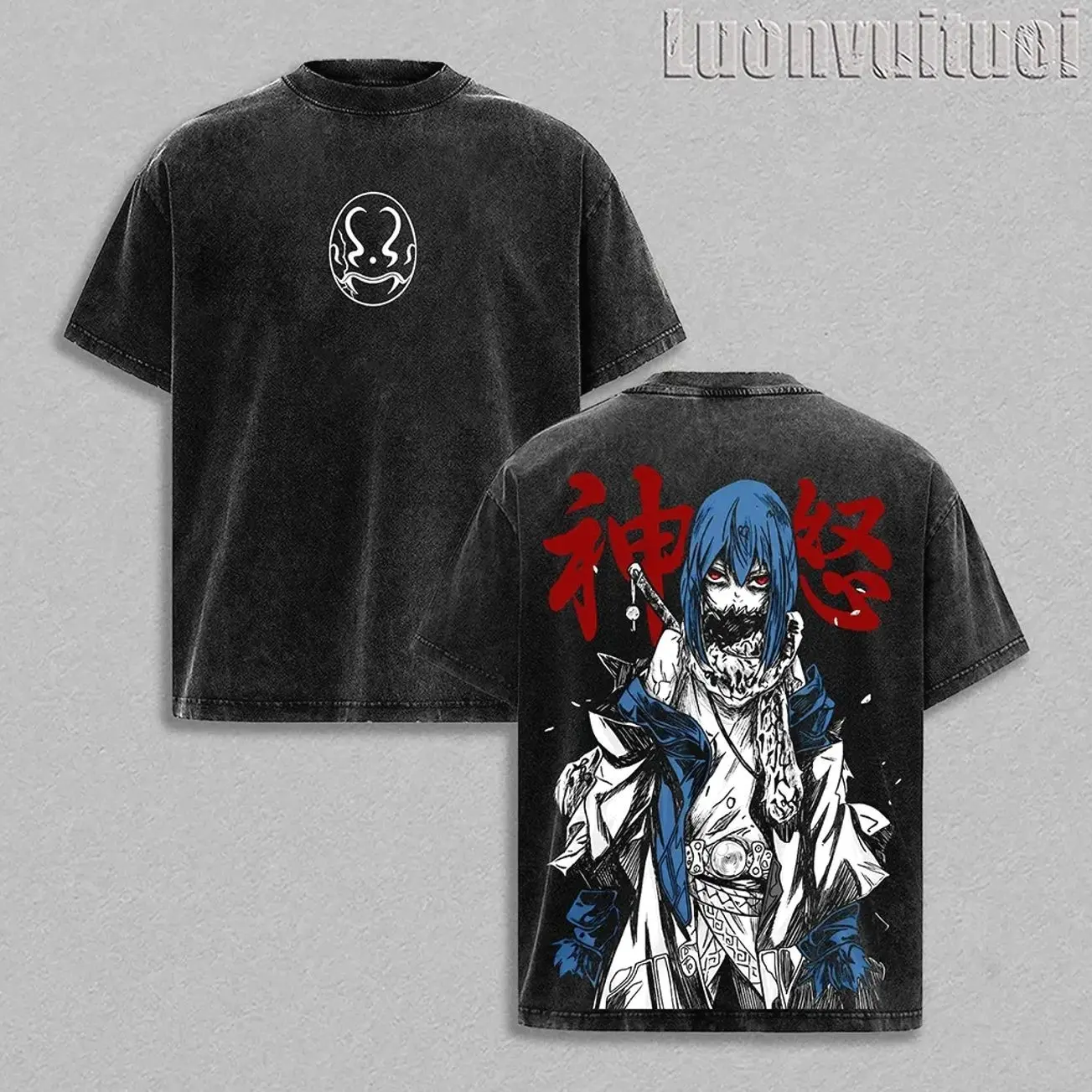 Anime Rimuru Tempest Streetwear Collection: Oversized T-Shirt & Tank Top, Heavyweight Sweatshirt, Gym Shirt & Sleeveless Tank Top. Premium Dark Aesthetic Japanese Graphic Apparel for Men & Women 6QT