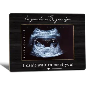 Grandparents Picture Frame, Grandparents  Announcement,  Announcement for Grandparent, Ultrasound Picture Frames 4x6,  Sonogram Wooden Photo Picture Frames