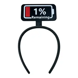 1% Remaining Headband - Simple Design with Battery Indicator Theme