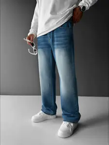 Men's Fashionable Casual Jeans Pants, Comfort Fit & Durable Material, Perfect Daily Wear Essential, Versatile Style Must-Have