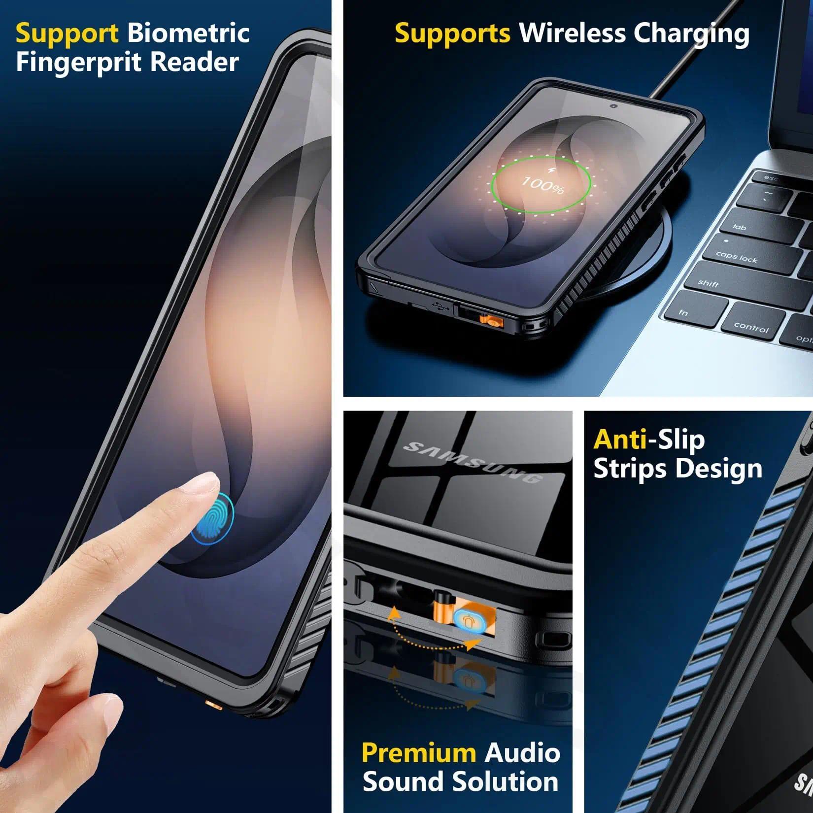 HAY IP68 Shellbox Waterproof Case For Samsung Galaxy S26 S25 FE Ultra S24 S23 A17 A56 A36 Metal Aluminum Swimming Phone Luxury Cover