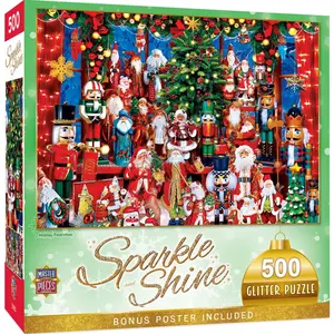 Sparkle & Shine - Holiday Festivities 500 Piece Glitter Puzzle