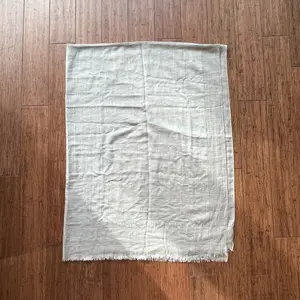 Pre-owned LOUIS VUITTON Gray Chale Voyage Cashmere Shawl