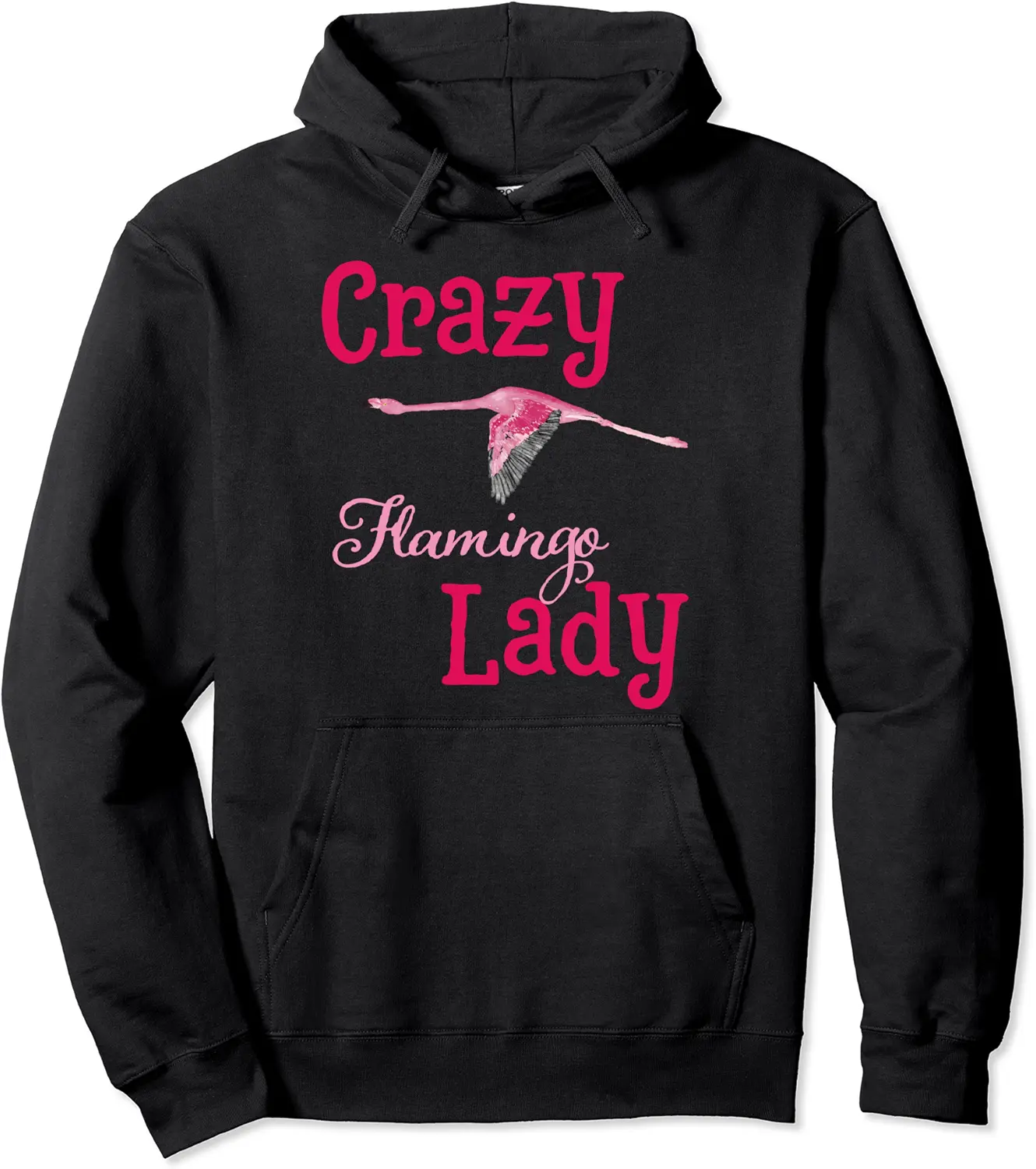 Crazy Flamingo Lady Funny Hawaii Birthday Gift Women Girls Pullover Hoodie - Mohamedab Shop 38B0BQQQVJHR