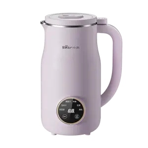 Bear Mini Soy Milk Maker, 600ml Portable Blender, Automatic Cleaning, Dreamy Purple - Perfect for Smoothies & Nut Milks