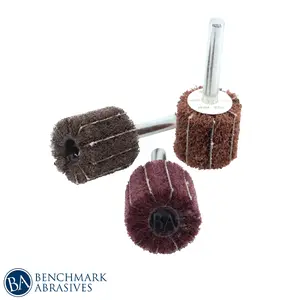 1" x 1" (1/4" shaft) Interleaf Flap Wheel - 10 pack