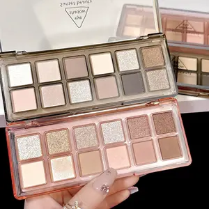 Sunset Beauty Eyeshadow Palette, Nude Shades, Matte Finish, High Pigmentation, Highly Pigmented Palette, Multifunctional Makeup, Daily Use & Party Essentials