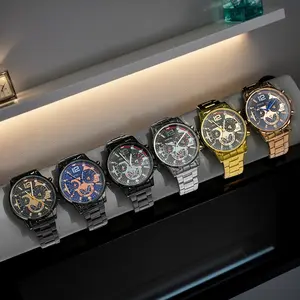 Men's Analog Quartz Watch Set, Alloy Band & Case, Round Dial, Button Battery, Precise Timing, Versatile Design, Ideal Gift