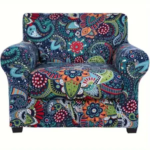 Couch Covers, Chair/Sofa Covers, Stretch Printed Armchair Slipcover, Separate Couch Cushion Covers, Washable Furniture Protector