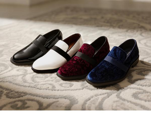 Bruno Marc Men's Stylish Velvet Tuxedo Dress Shoes with Memory Foam Insole & TPR Outsole for Greater Stability and Comfort SpringStatements