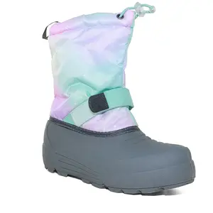 Girls Northside Frosty Pull On Snowboot Lilac/Aqua/Grey