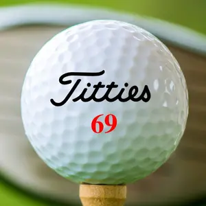 Funny Christmas Gift for Guys, Titties Golf Ball, Stocking Stuffer, Funny Gift for Golfers, Golfer Christmas Gift, Christmas Gift for Guy