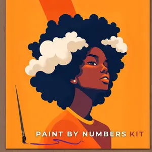 Glyph Shop Paint By Numbers Canvas Kit - Symbols of Heritage and Expression