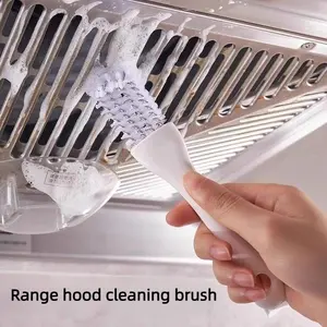 Special cleaning tools for range hoods, wire brushes, barbecue grills, sinks, kitchen stoves, and grease crevices for home use.
