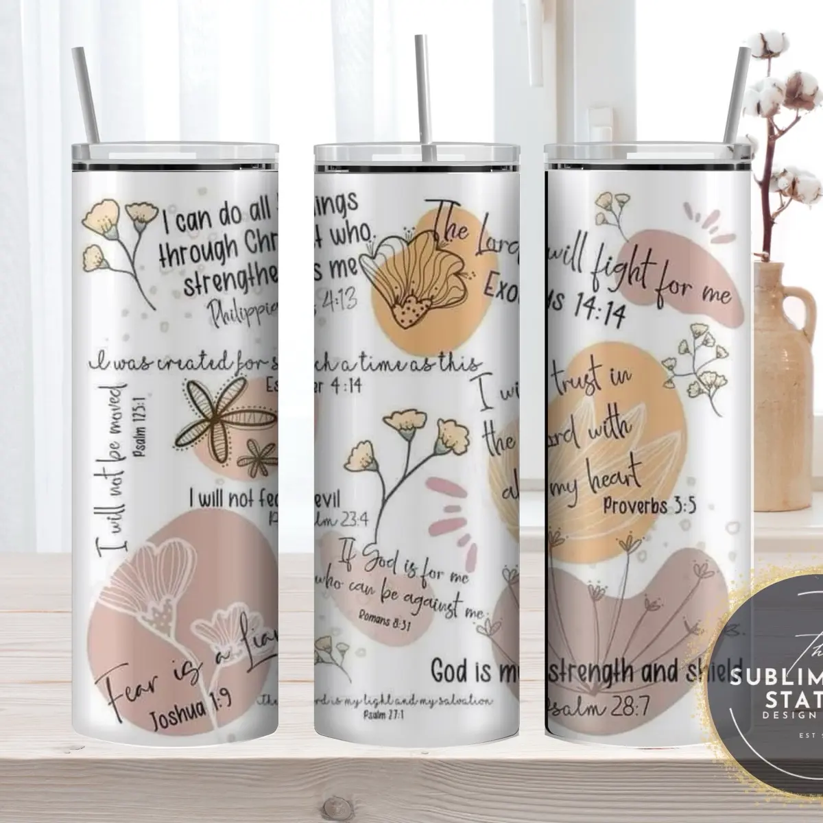 Biblical Affirmations 20oz Tumbler