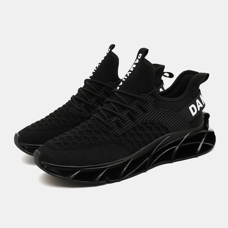 Men's Height Booster Shoes Letter Design Shoes Casual Matching Sneakers Sporty Hollow Out Design Lightweight Breathable Shoes Height Increasing Shoes Fashion Running Shoes for Gift Lace Up Shoes