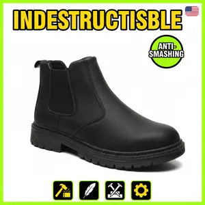 Unisex Chef Work Shoe Waterproof Anti-slip Durable Outdoor Comfortable Splash-proof Smash-proof Puncture-proof Breathable Safety Shoes Sport