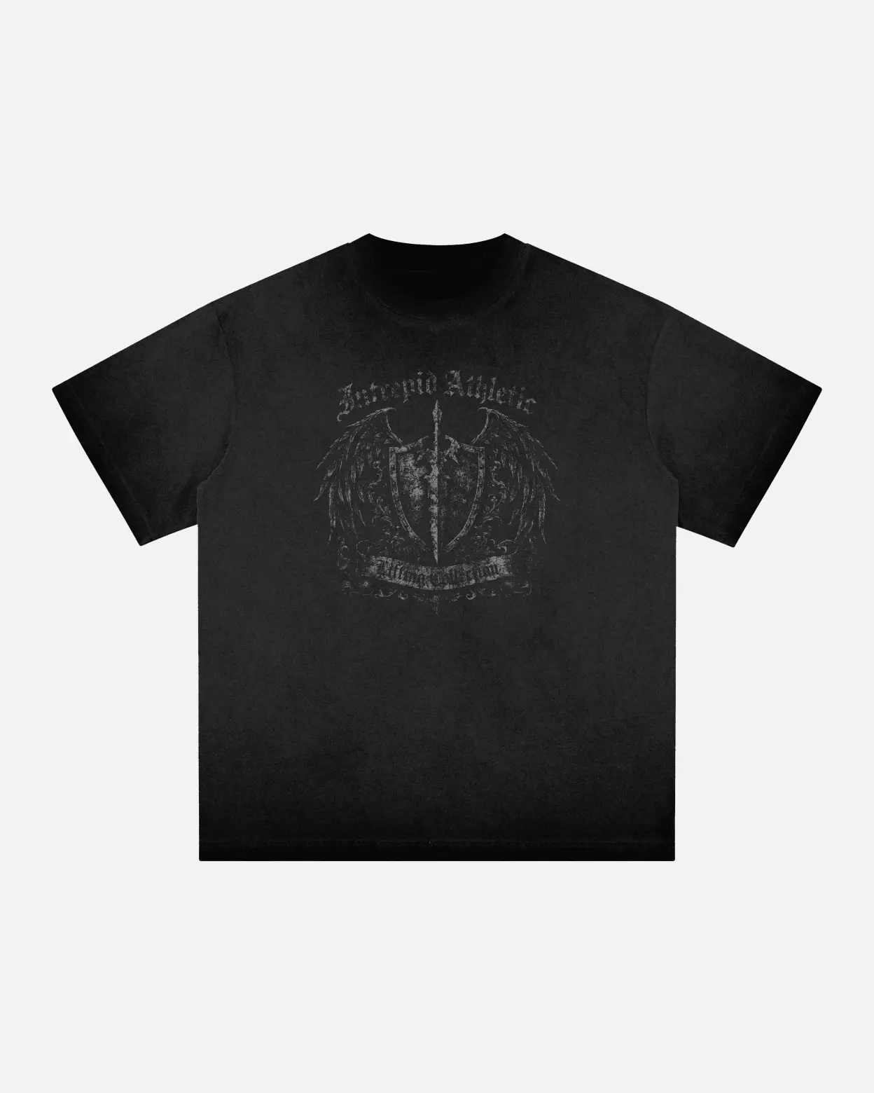 Men's Monarch Vintage Aesthetic Casual Cotton Distressed Short-Sleeve T-Shirt, Ideal for Day Wear