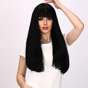 【Myla】 Straight Hair Wig - Black - 24 Inch | SM257 | Popinrow
