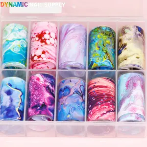 Marble Color Nail Art Design Foils for Nail Decoration, Beauty & Personal Care Accessories