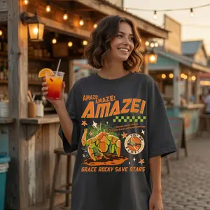 Rocky Amaze Graphic Comfort Colors Tee, Grace Rocky Save Stars Shirt, Sci-Fi Reader Apparel, Book Lover Gift, Astrophage Shirt